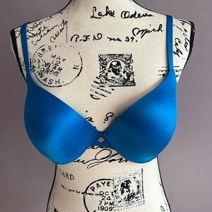 Victoria’s Secret Blue Push Up Bra 38C EUC